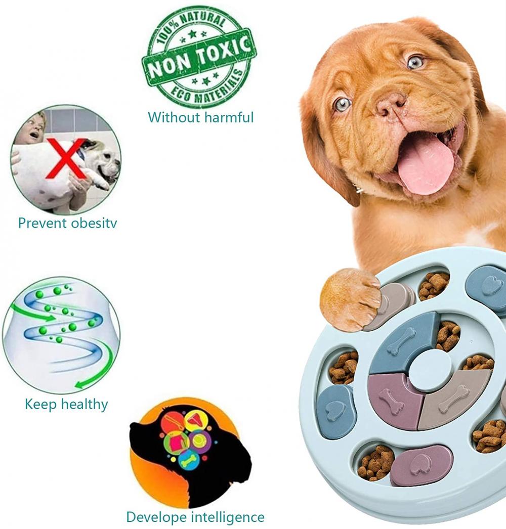 Dogs Food Puzzle Feeder Toys for IQ Training