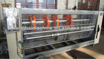 corrugated carton slotter machine