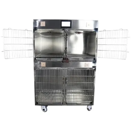 High Quality Veterinary Medical Stainless Steel Animal Cage