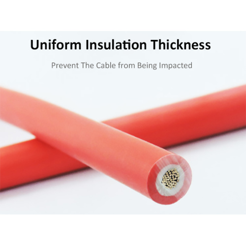 Uniform insulation thickness PV cable