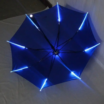 7色が変更されたLEDライトアップゴルフ傘