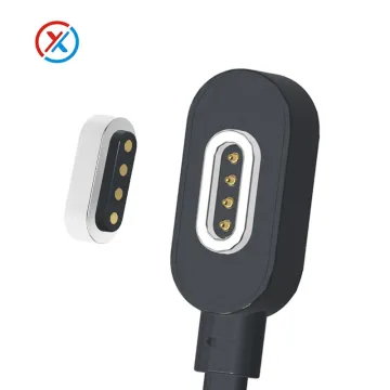 Misalignment Proof Magnetic Charging Cable for 4-pin Pogo Pin Devices