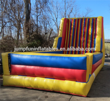 inflatable sticky wall, adults and children velcroo jump wall