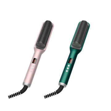 ceramic electric steam ionic comb straightening hair brush