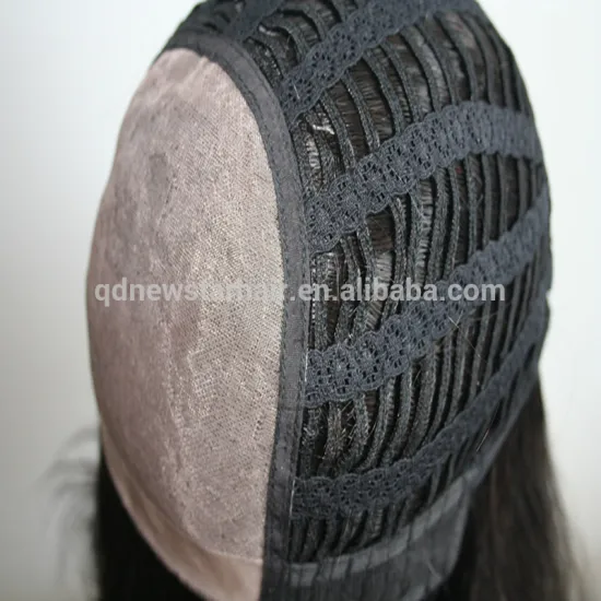 Fashion Natural Women Wigs, Cheap Price Black Color Remy Top Mono Wigs for Men and Women