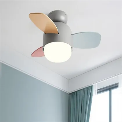 Nordic Modern LED Ceiling Fan with Light