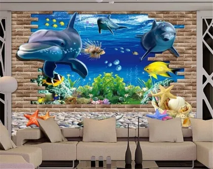 fushan TV background wall printer