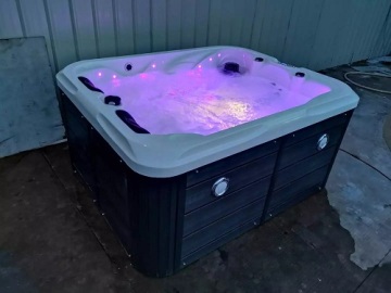 Hot Tub Starter Chemicals Backyard 4 People Massage Hydropool Therapy RelaxingHot-Tub