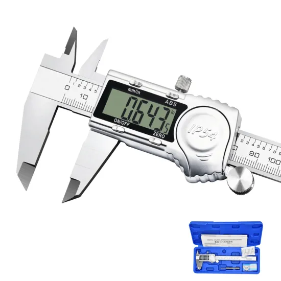 IP54 Waterproof Dustproof Stainless Steel Digital Caliper 0.01mm 6/8/12 Inch