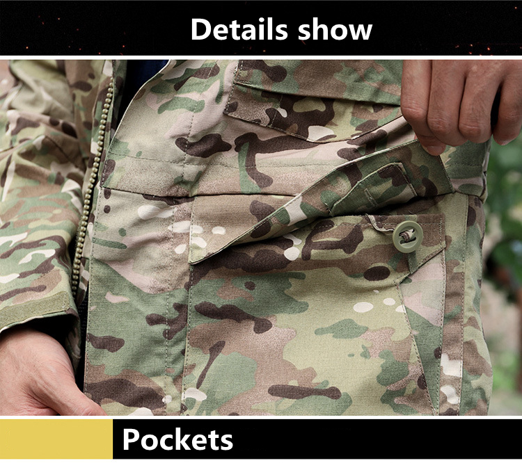 Camouflage Jacket And Pants Sets