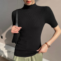 Full cashmere half turtleneck for women