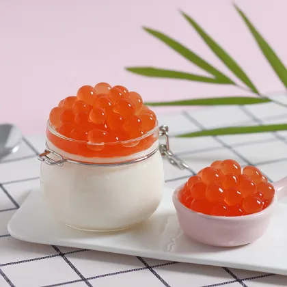 Red Grapefruit Flavor Popping Boba Pop Bubble Tea: Ingredients and Recipe