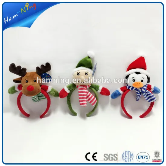 19cm plush Christmas gifts funny hairpin for girls