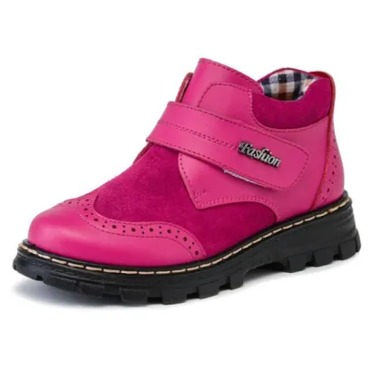 Kids shoes winter new style girls boys boots kids leather boots kids cotton boots