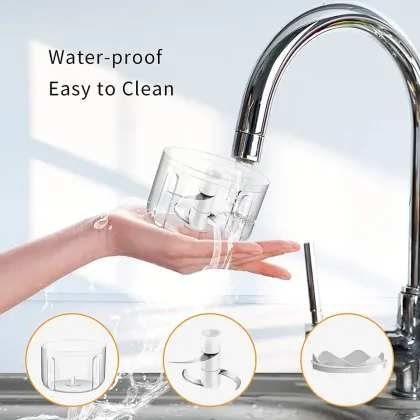 USB Mini Meat Grinders - Cordless Electric Onion Garlic Chopper