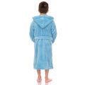 kids bathrobe fleece hooded kids dressing gown