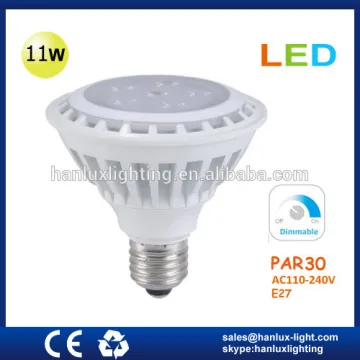 11W LED par30 dimmable bulb CE ROHS