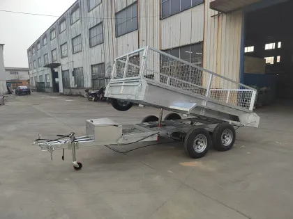 Farm Agricultural Cage Cargo Trailers for Trucks and Tractor Box Trailers