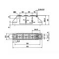 Thyristor with amplifying gate SKKT106B-16E 1600V Thyristor Module