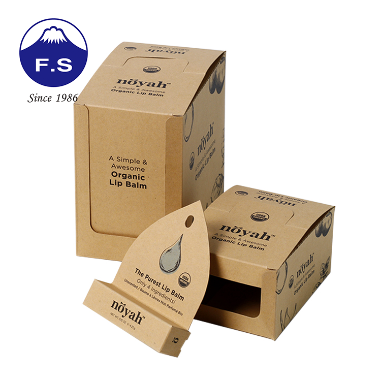 Cosmetic Product Package Recycled Kraft Paper Box