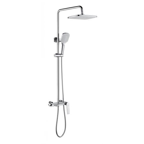 Set de grifo de ducha expuesto de baño moderno