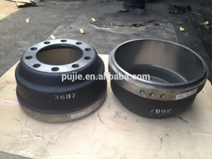 Semi truck brake drums