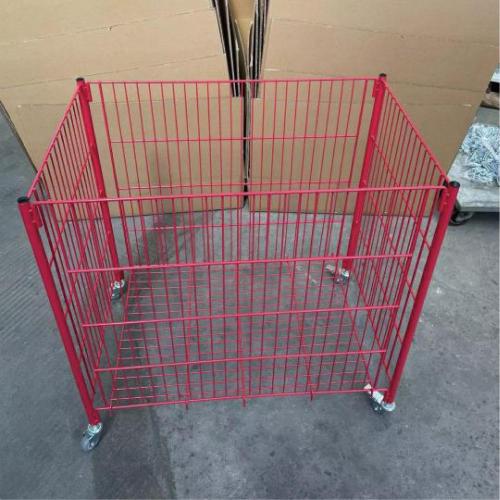 Storage Cage Supermarket promotional shelf wire mesh cage Supplier