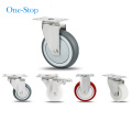 China Plastic Nylon Pulley Adjustable Swivel Industrial Casters Factory