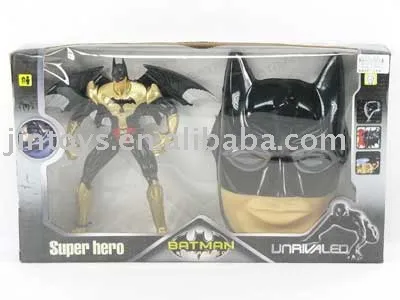Plastic Toy, Bat Man with Light &amp; Mask