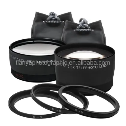 49-58mm 0.45x Wide Angle+2.5x telephoto camera lens kit
