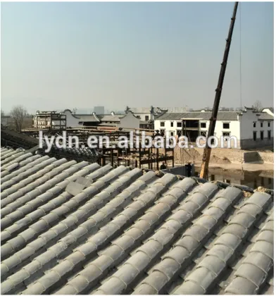 New material antifreeze traditional building Chinese clay tiles