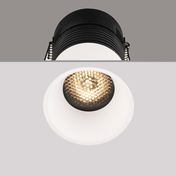 7W 10W 13W IP65 Anti-Glare Waterproof Recessed COB LED Ceiling Downlights for Bathroom and Showroom