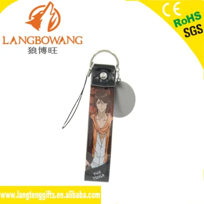 Custom promotion PVC phone straps
