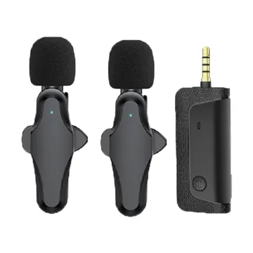 K35 Pro 3.5mm Jack Wireless Lavalier Microphone for Video Shooting and Interviews