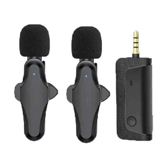 K35 Pro 3.5mm Jack Wireless Lavalier Microphone for Video Shooting and Interviews