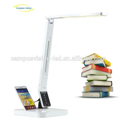 2016 Modern touch dimmable led desk lamp with USB port and Samsum/HTC/Sony etc. docking