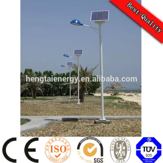 Double Arm Solar Street Lamp Pole Led With Light