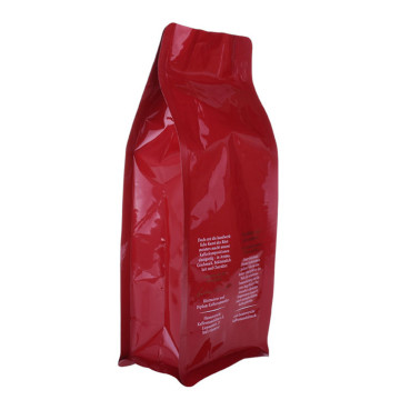 Logotipo personalizado impresso em sacos de café de 5kg, bolsas kraft eco 100 compostáveis