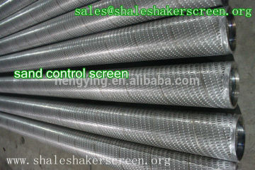 API Q1 sand control screen for oil well//sprial weled pipe/bridge slotted screen