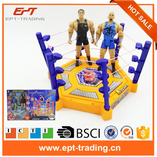 Kids boxing toys funny action figure gladiators toy with light and sound