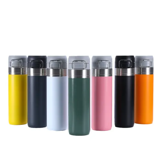 Double-Layer Stainless Steel Insulated Sports Thermos for Outdoor Mountaineering and Direct Drinking