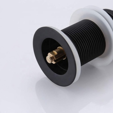 Black Brass Sink Drain Wash Basin Stopper