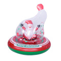 Sombrero de Navidad inflable con luz LED recargable