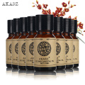 AKARZ Famous brand value meal camellia flower Vanilla Grapefruit Angelica Frankincense Lily Rosemary Lotus essential Oils 10ml*8