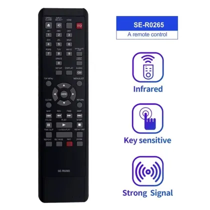 Replacement SE-R0265 Remote Control for Toshiba DVD Recorders