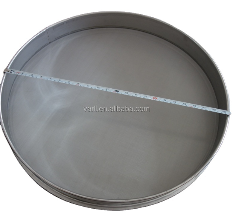 All Stainless Steel Full Height Test Sieves Sifter Mesh Set New Condition Square Hole Shape Retail Restaurants Home Use Farms