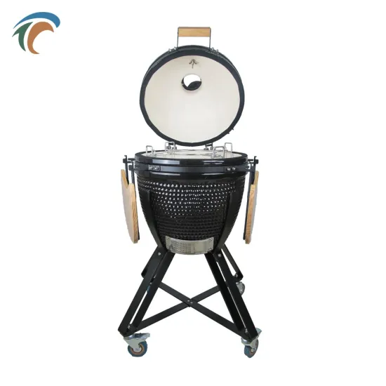Barbecue Grill Tables Wood Burning Outdoor Kamado Grill 18 Inch