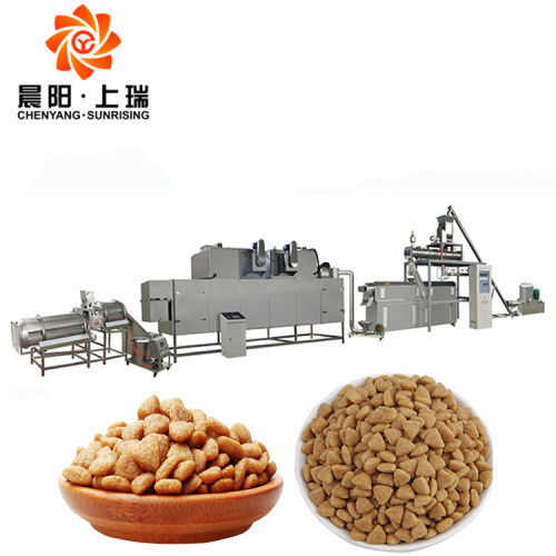 Double screw extruder pet food pellet machine