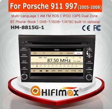 HIFIMAX WIN CE 6.0 7'' Car DVD GPS For Porsche BOXTER(2005-2008) Bluetooth DVD AM/FM
