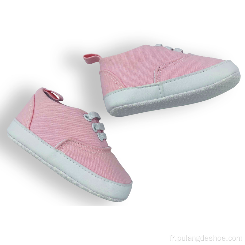 Chaussures de toile bébé pour bébés filles